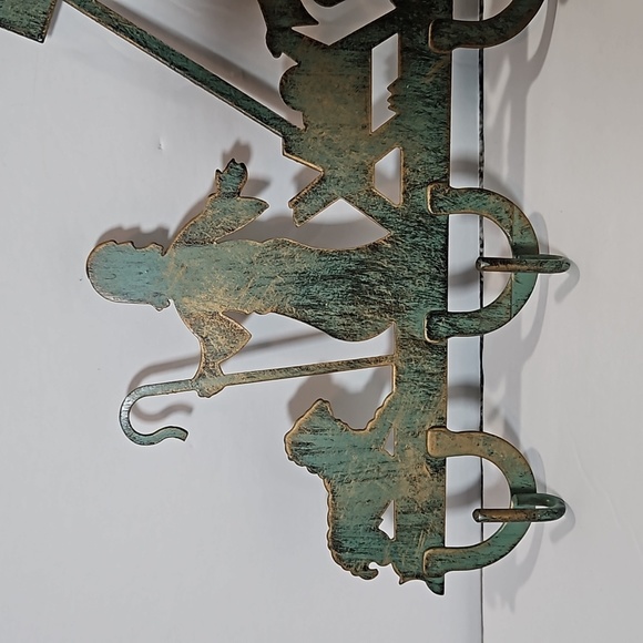 House of Lloyd Christmas Around the World VTG Nativity Wall Hooks Blue Bronze - Picture 3 of 7